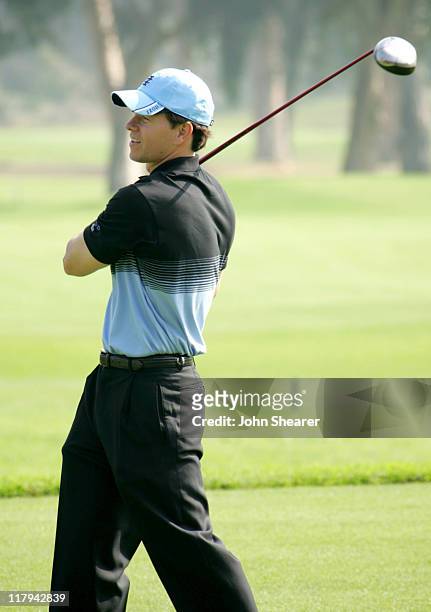 Mark Wahlberg during Golf Digest Celebrity Invitational to Benefit the Prostate Cancer Foundation at Riviera Country Club in Pacific Palisades,...