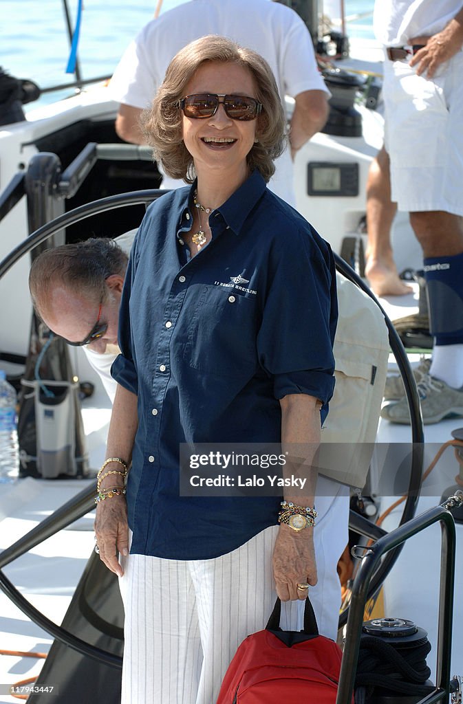 King Juan Carlos and Queen Sofia Sighting in Mallorca