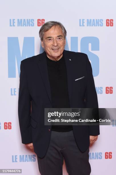 Jean-Louis Moncet attends the "Le Mans 66" Premiere At Cinema Gaumont Champs Elysees on October 06, 2019 in Paris, France.