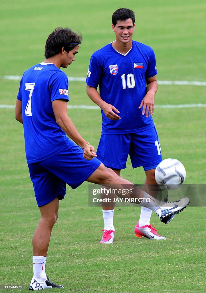 Philippine Football Team forward Phil Yo