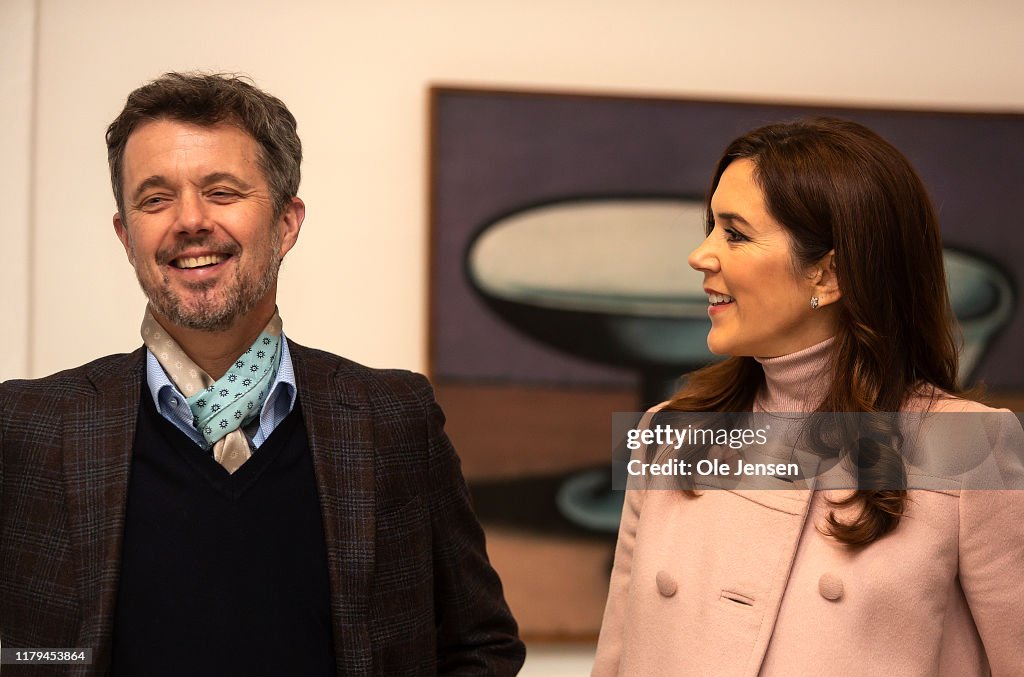 The Danish Crown Prince Couple's Visit A Cultural Centre In Odense