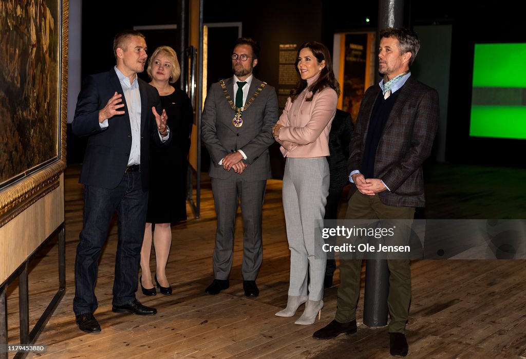 The Danish Crown Prince Couple's Visit A Cultural Centre In Odense