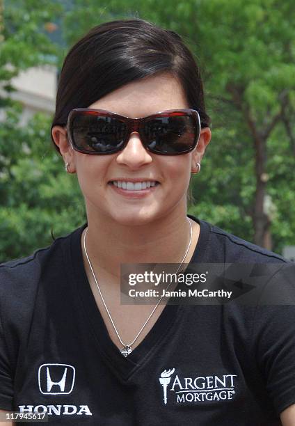 Danica Patrick during 90th Running of The Indianapolis 500 - The Indy 500 All Star Festival Parade in Indianapolis, Indiana, United States.