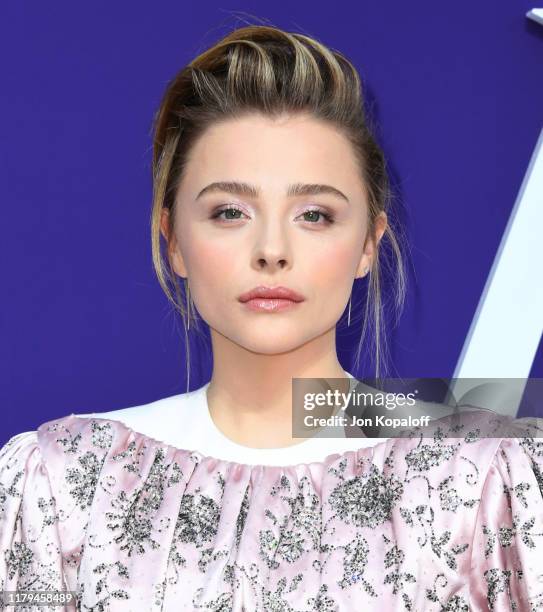 Chloe Grace Moretz attends the premiere of MGM's "The Addams Family" at Westfield Century City AMC on October 06, 2019 in Los Angeles, California.