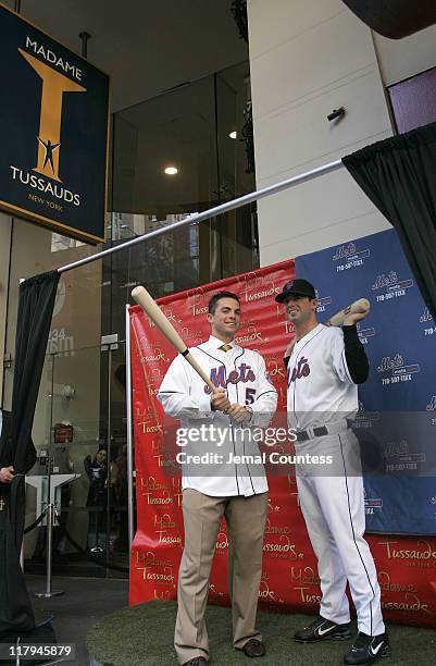 David Wright during David Wright Attends the Unveiling of his Wax Figure at Madame Tussauds New York at Madame Tussauds in New York City, New York,...