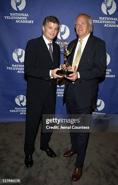 David Weal and Dick Ebersol during 26th Annual Sports Emmy Awards - Press Room at Frederick P. Rose Hall at Jazz at Lincoln Center in New York City,...