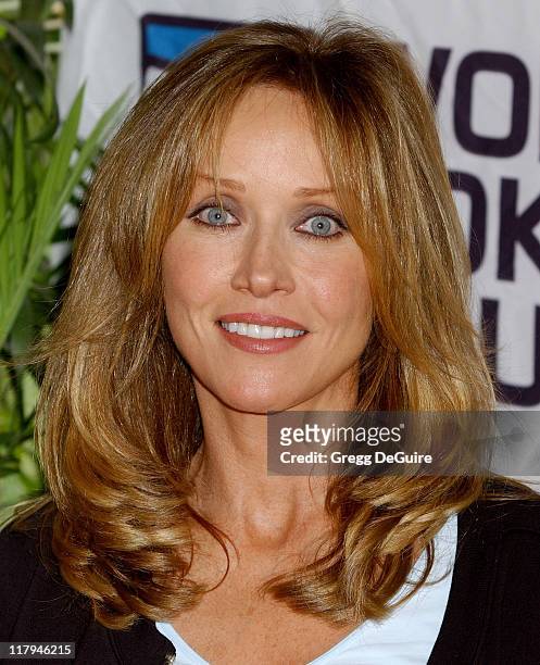 Tanya Roberts during 2005 World Poker Tour Invitational - Arrivals at Commerce Casino in City of Commerce, California, United States.