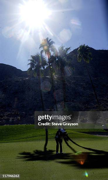 Jesper Parnevik during 44th Bob Hope Chrysler Classic - Round One at Indian Wells Country Club in Indian Wells, California, United States.