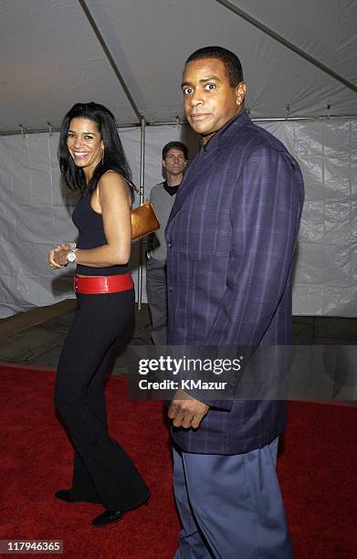 Ahmad Rashad during 30 Years of Nike Basketball Party at Philadelphia Museum of Art in Philadelphia, Pennsylvania, United States.