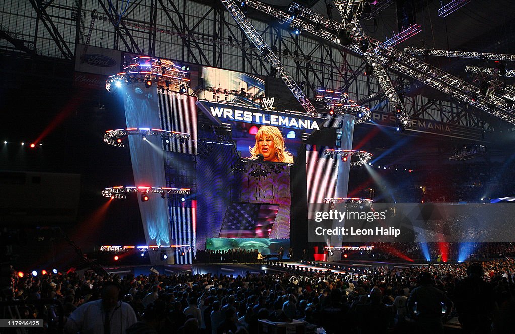 Wm23 Wrestlemania 23 Logo USA Network 40 Years Of WWE WrestleMania And 40