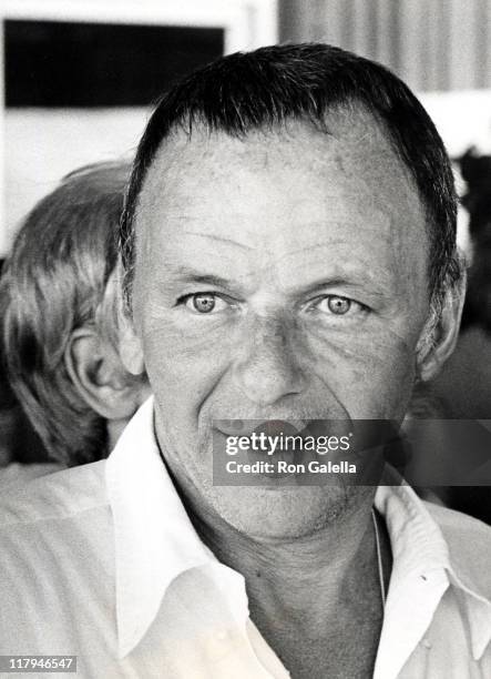 Frank Sinatra during Chuck Connors 3rd Annual Charity Invitational Golf Tournament Dinner Party at Palm Springs Raquet Club in Palm Springs,...