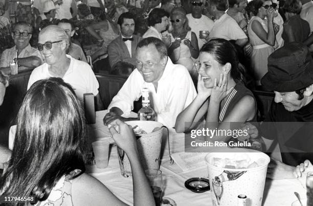 James Stewart, Frank Sinatra, Tina Sinatra and Trini Lopez