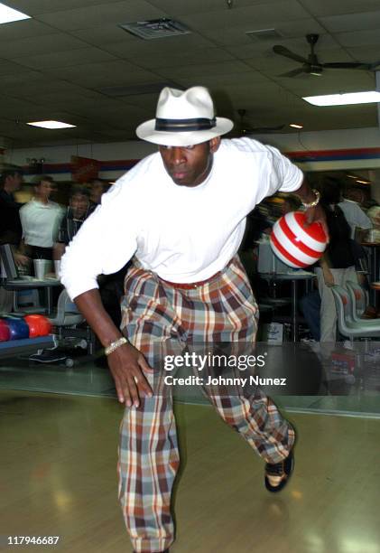 Deion Sanders during Ray Lewis Foundation Celebrity Bowling Match at Normandy Brunswick Lanes in Baltimore, MD.