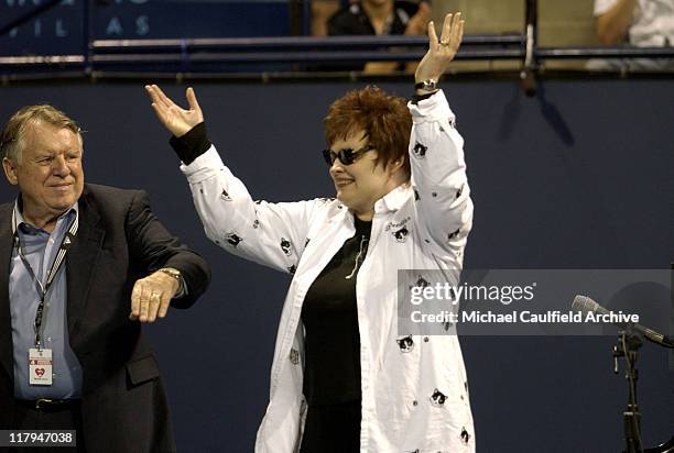 Diane Schuur during Gibson/Baldwin "Night at The Net" Pro-Celebrity Event Benefiting The MusiCares Foundation to Launch Mercedes-Benz Cup in...