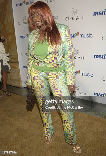 Janice Combs during Mariah Carey Celebrates the Release of Her Album "The Emancipation of Mimi" and its Debut at at Cipriani in New York City, New...