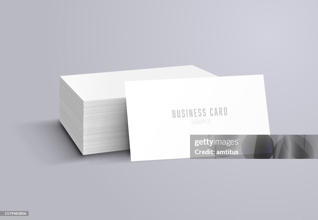 Mockup biglietto da visita