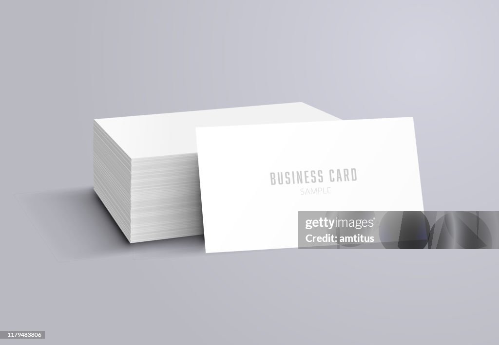 Business card mockup