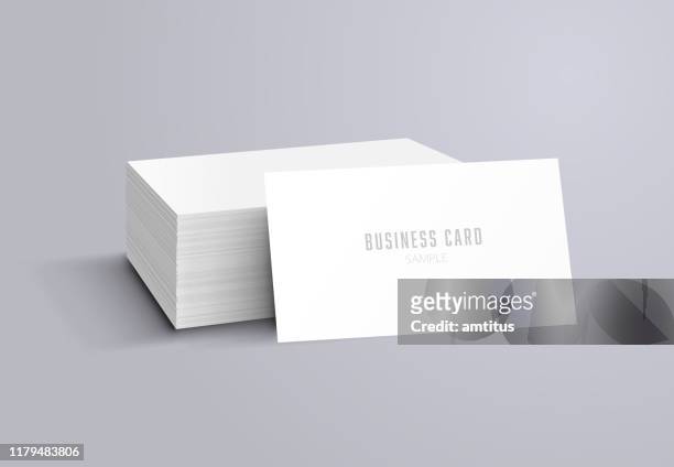 business card mockup - template stock illustrations