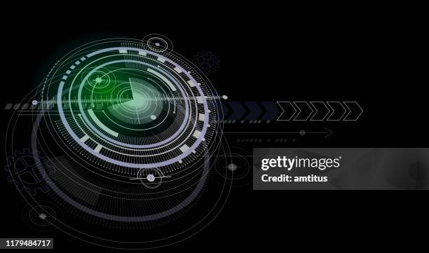 hud digital - 3d scanning stock illustrations