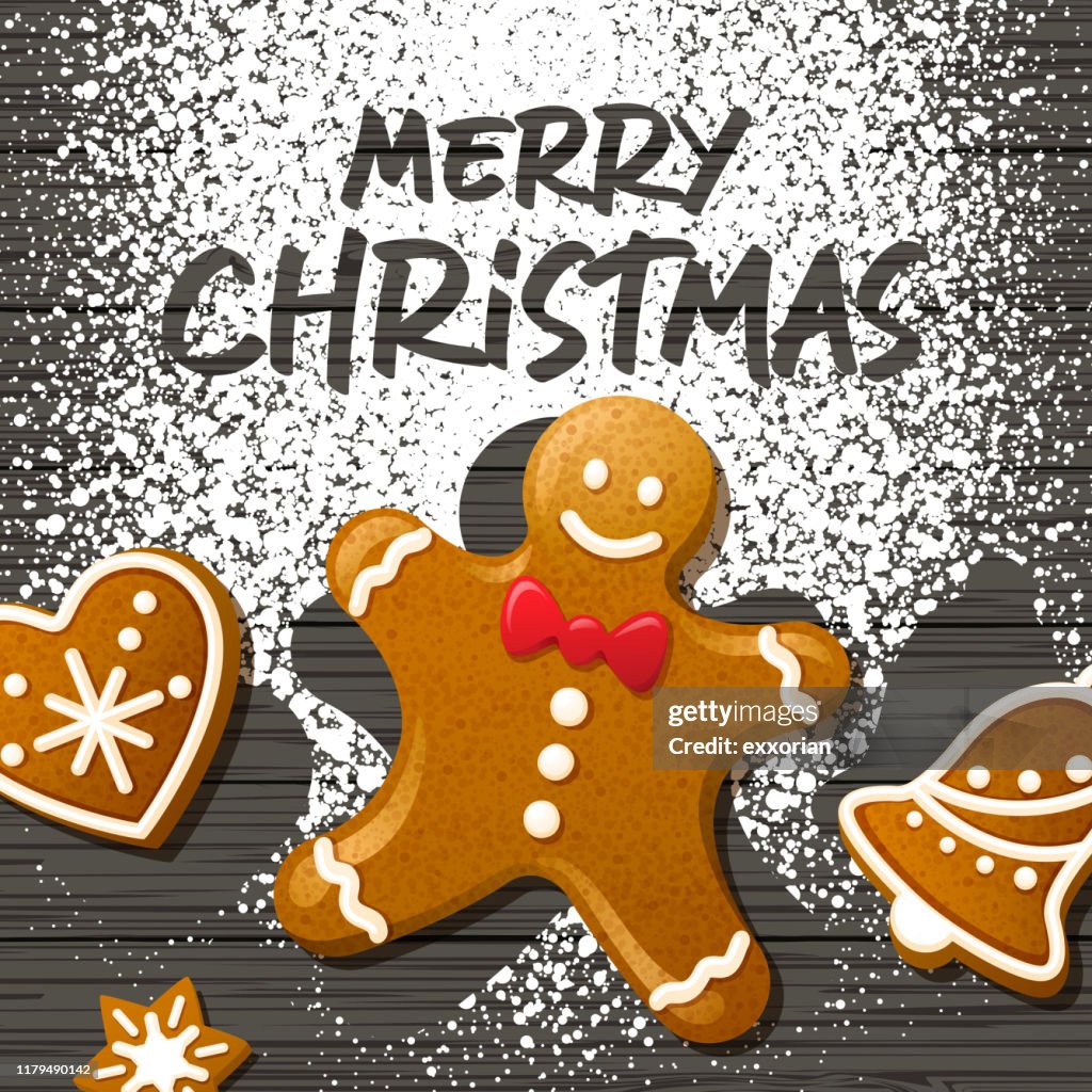 Weihnachts-Lebkuchen-Cookies