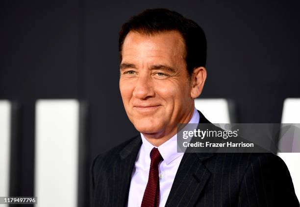 Clive Owen attends Paramount Pictures' Premiere Of "Gemini Man" on October 06, 2019 in Hollywood, California.