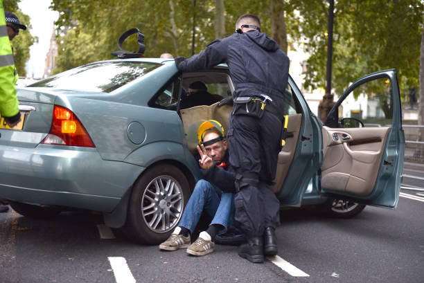 GBR: Extinction Rebellion Protests In Central London