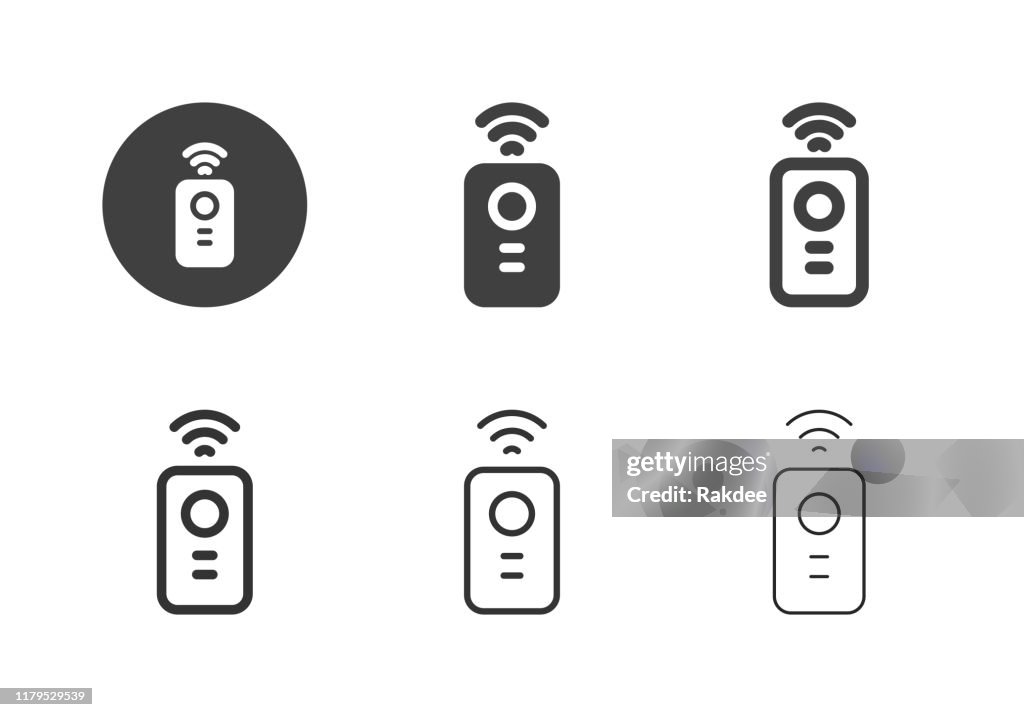リモートコントロールアイコン - マルチシリーズ
