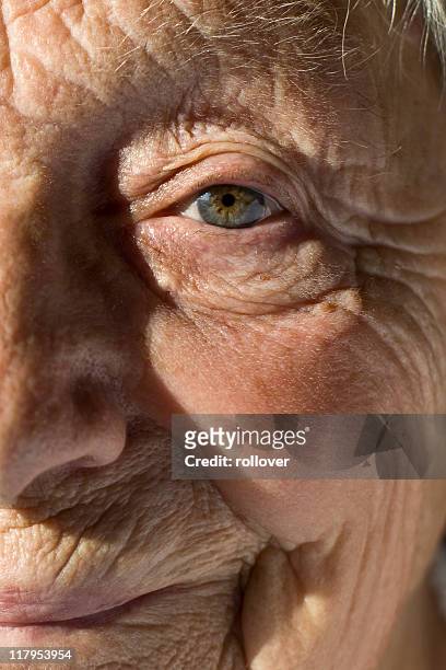senior face - smiling eyes stock pictures, royalty-free photos & images