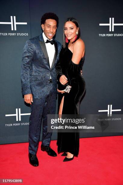 Ludacris and Eudoxie Bridges attend Tyler Perry Studios Grand Opening Gala - Arrivals at Tyler Perry Studios on October 5, 2019 in Atlanta, Georgia.