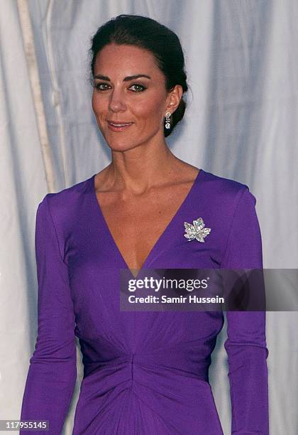 Catherine, Duchess of Cambridge attends the Evening National Canada Day Celebrations on day 2 of the Royal Couple's North American Tour on July 1,...