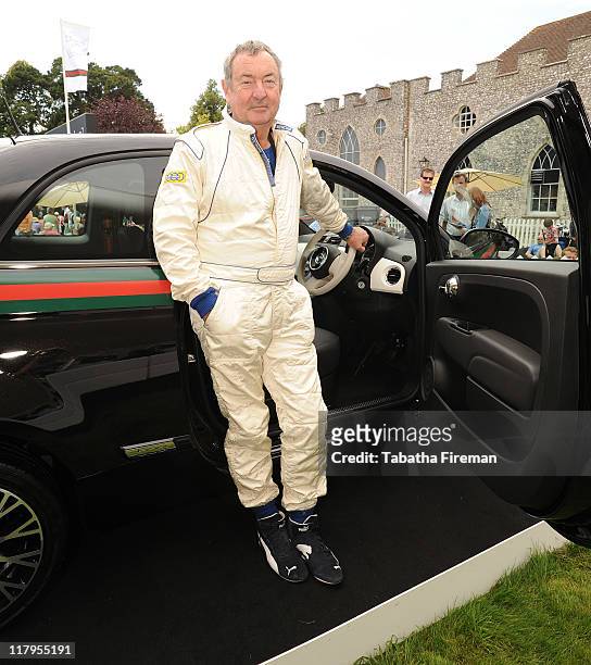 Nick Mason attends the Fiat 500 by Gucci VIP Lounge at the Festival Of Speed at Goodwood on July 2, 2011 in Chichester, England.