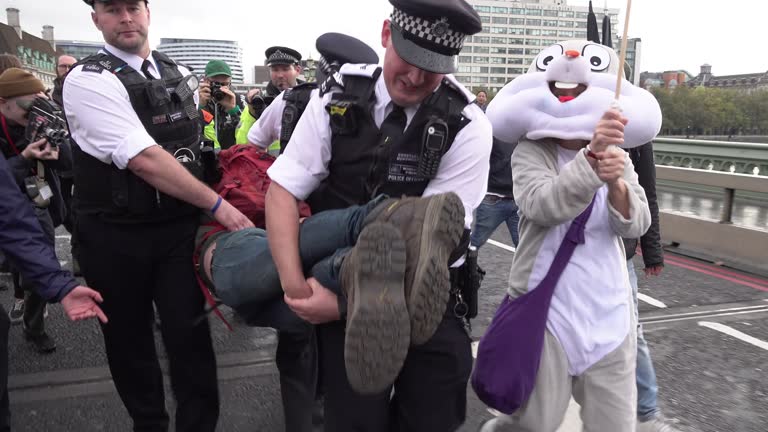 GBR: Extinction Rebellion Protests In London