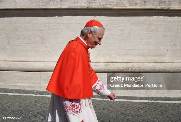 Pope Francis celebrates Holy Mass in the Vatican Basilica with the new cardinals on the occasion of the opening of the Synod of Bishops for the...