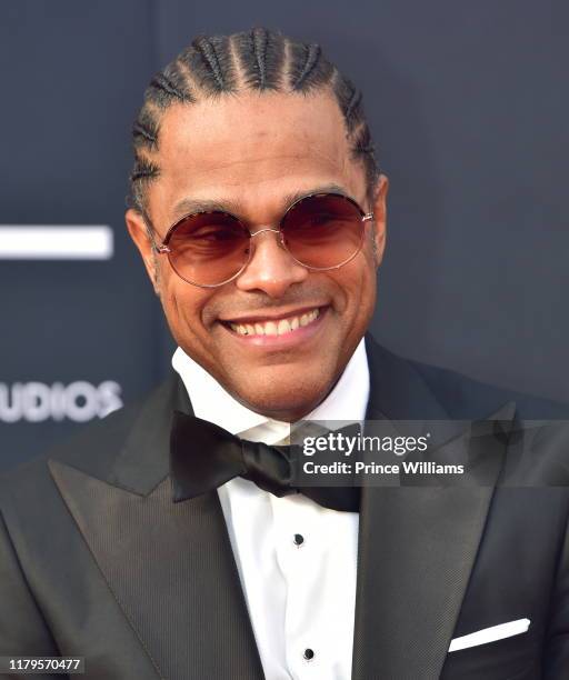 Maxwell attends Tyler Perry Studios Grand Opening Gala - Arrivals at Tyler Perry Studios on October 5, 2019 in Atlanta, Georgia.