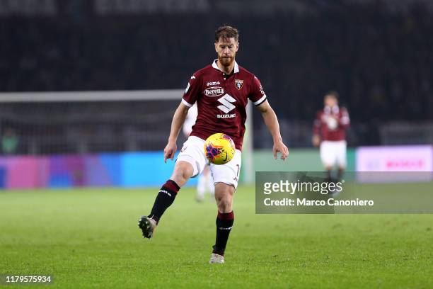 Cristian Ansaldi of Torino FC in action during the Serie A match between Torino Fc and Juventus Fc. Juventus Fc wins 1-0 over Torino Fc.