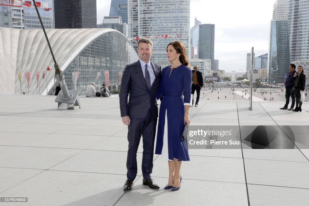 Danish Crown Prince Couple Visit In Paris : Day One
