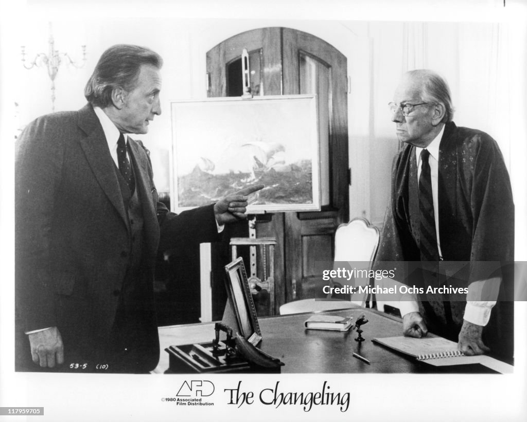 George C. Scott;Melvyn Douglas In 'The Changeling'