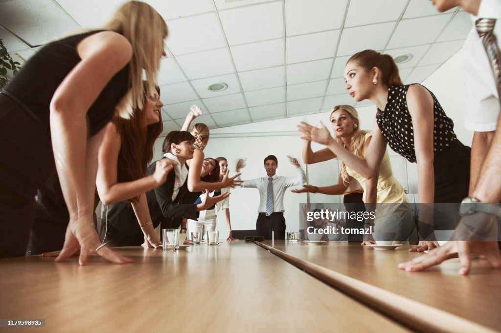 Team fighting over a problem