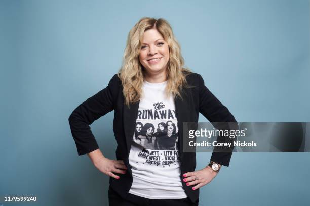 Stephanie Savage of "Marvel's Runaways" poses for a portrait during 2019 New York Comic Con at Jacob K. Javits Convention Center in New York, NY on...
