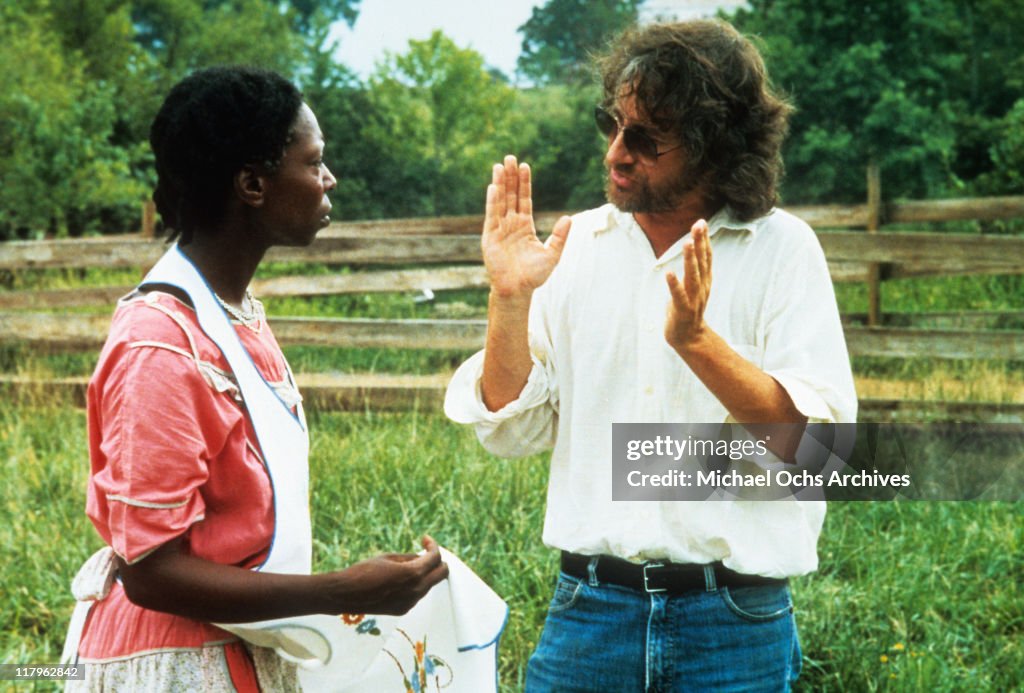 Whoopi Goldberg;Steven Spielberg In 'The Color Purple'