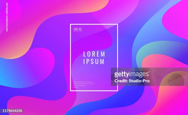 bright colors background - swirl pattern stock illustrations