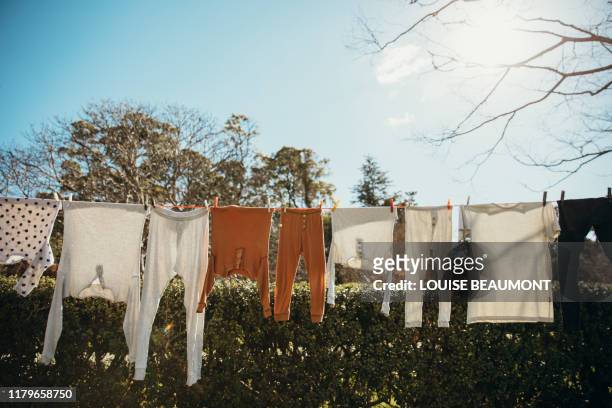 Family Washing on the Line