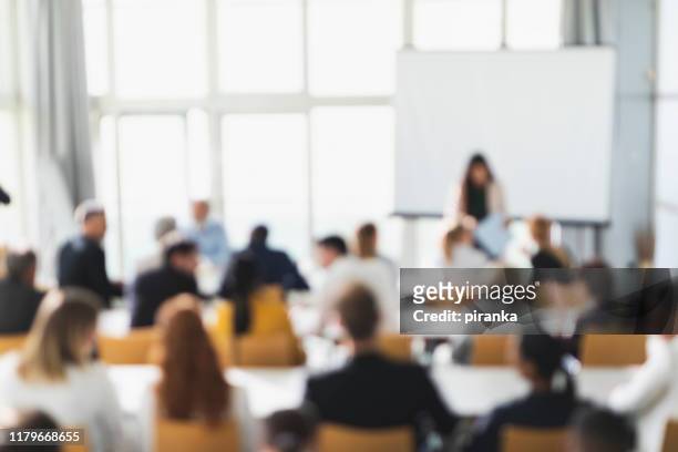 business presentation background - attending seminar stock pictures, royalty-free photos & images