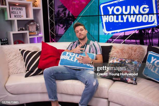John K. Visits the Young Hollywood Studio on October 4, 2019 in Los Angeles, California.