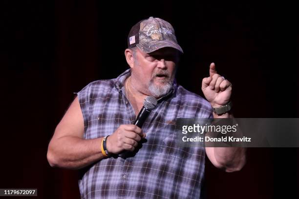 Larry The Cable Guy performs in concert in Ovation Hall at Ocean Resort Casino on November 2, 2019 in Atlantic City, New Jersey.