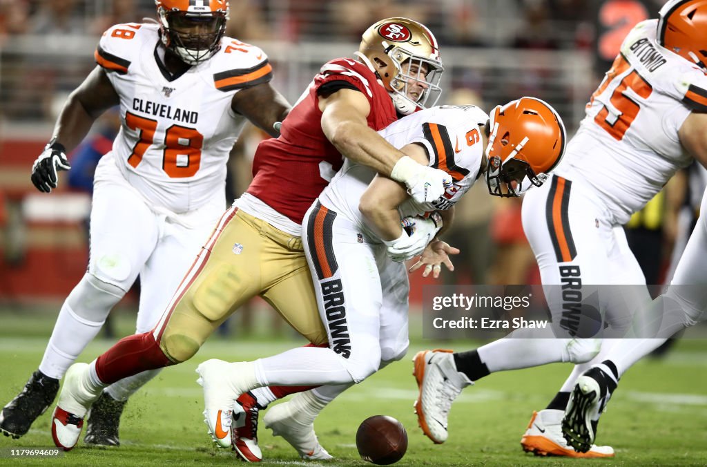 Cleveland Browns v San Francisco 49ers