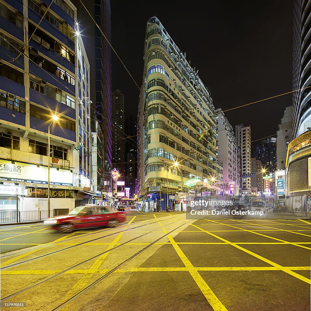 Great crossing in Wan Chai, Hong Kong