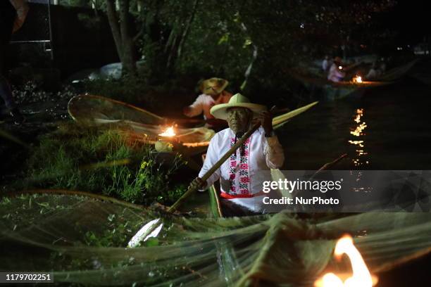 Purepecha's indegeonus people's celebrates the day of the dead in a municipal cementery in Janitzio island, in the mexican state of Michoacan on...