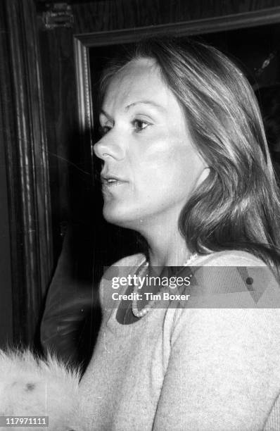 Close-up of American actress and singer Tammy Grimes at an anniversary party for People Magazine held at the Hippopotamus nightclub, New York, New...