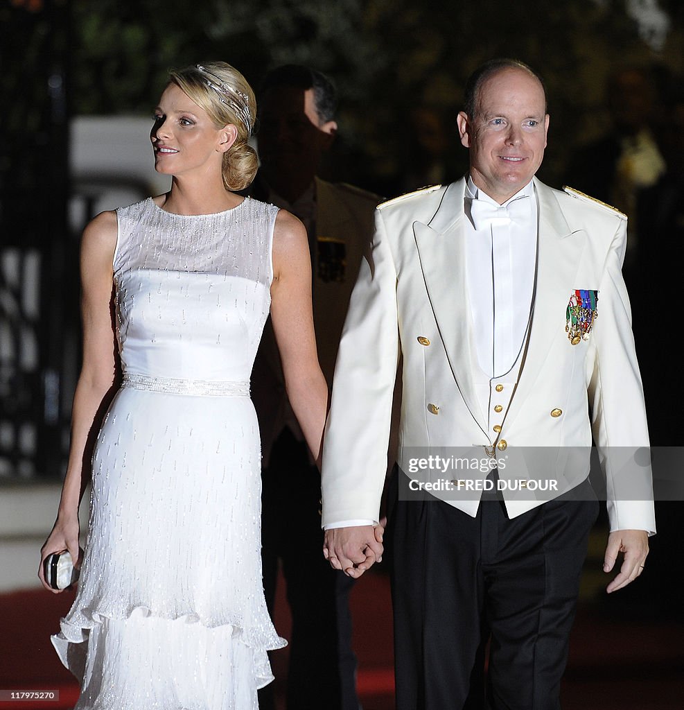 Princess Charlene of Monaco and Prince A